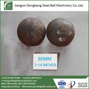 Boles forjades de 80 mm per al processament de minerals de mines d'or